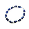 Exclusive necklace &quot;Pearl symphony&quot; Pearls, lapis lazuli