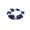 Exclusive bracelet &quot;Pearl symphony&quot; Pearls, lapis lazuli