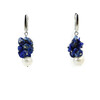 Exclusive &quot;Pearl Symphony&quot; earrings Pearls, lapis lazuli