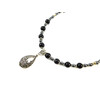 Exclusive necklace &quot;Julie&quot; Agate, Hematite