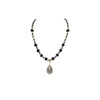 Exclusive necklace &quot;Julie&quot; Agate, Hematite