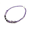 Exclusive necklace &quot;Mont Blanc&quot; Amethyst facet, crumb