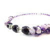 Exclusive necklace &quot;Mont Blanc&quot; Amethyst facet, crumb