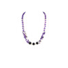 Exclusive necklace &quot;Mont Blanc&quot; Amethyst facet, crumb