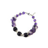 Exclusive bracelet &quot;Mont Blanc&quot; Amethyst facet, crumb