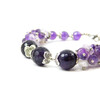 Exclusive bracelet &quot;Mont Blanc&quot; Amethyst facet, crumb