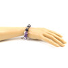 Exclusive bracelet &quot;Mont Blanc&quot; Amethyst facet, crumb