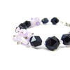 Exclusive bracelet &quot;Lavender freshness&quot; Aventurine polyhedron