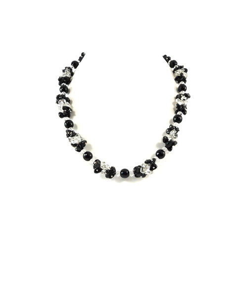 Exclusive necklace "Crystal agate" Agate facet