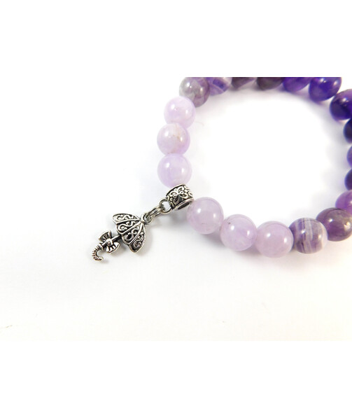 Exclusive bracelet "Monica" Amethyst