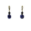 Exclusive earrings &quot;Charlotte&quot; lapis lazuli, shungite