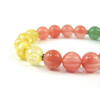 Exclusive bracelet &quot;Monica&quot; Citrine, Chalcedony, Quartz