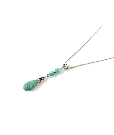 Exclusive pendant "Tanita 2" Amazonite drop