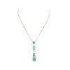 Exclusive pendant &quot;Tanita 2&quot; Amazonite drop