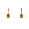 Exclusive Agate barrel earrings