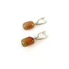 Exclusive Agate barrel earrings