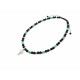 Эксклюзивное ожерелье "Лион" Турмалин, Амазонит, плетение