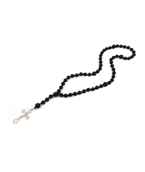 Shungite prayer rosary