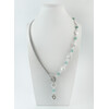 Exclusive necklace &quot;Patricia&#039;s Heart&quot; Majorca round, Amazonite