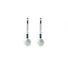 Exclusive earrings &quot;Patricia&quot; Mallorca round, lapis lazuli