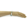 Exclusive bracelet &quot;Patricia&#039;s Heart&quot; Majorca round, Amazonite