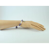 Exclusive bracelet &quot;Mix&quot; Amethyst facet, Rose quartz facet