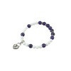 Exclusive bracelet &quot;Mix&quot; Amethyst facet, Agate facet