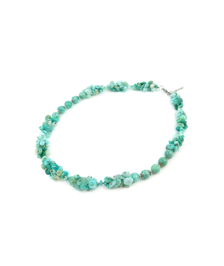 Exclusive necklace "Susie" Amazonite, crumb