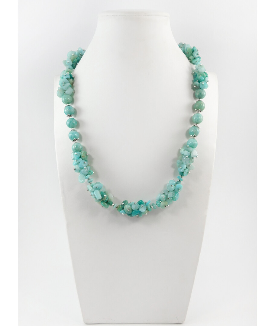 Exclusive necklace "Susie" Amazonite, crumb