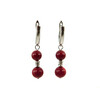 Coral earrings