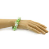 Exclusive bracelet &quot;Lime freshness&quot; Cat&#039;s eye