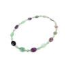 Exclusive necklace &quot;Doria&quot; Fluorite, oval facet