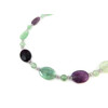 Exclusive necklace &quot;Doria&quot; Fluorite, oval facet