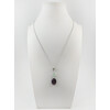 Exclusive pendant &quot;Doria&quot; Fluorite, oval cut