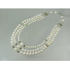 Exclusive necklace &quot;Marlene&quot; Pearls, 3 rows