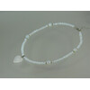 Exclusive necklace &quot;Heart&quot; Moonstone, multifaceted