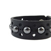 Exclusive Hematite leather bracelet