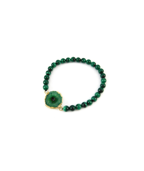 Exclusive Malachite "Friend" bracelet