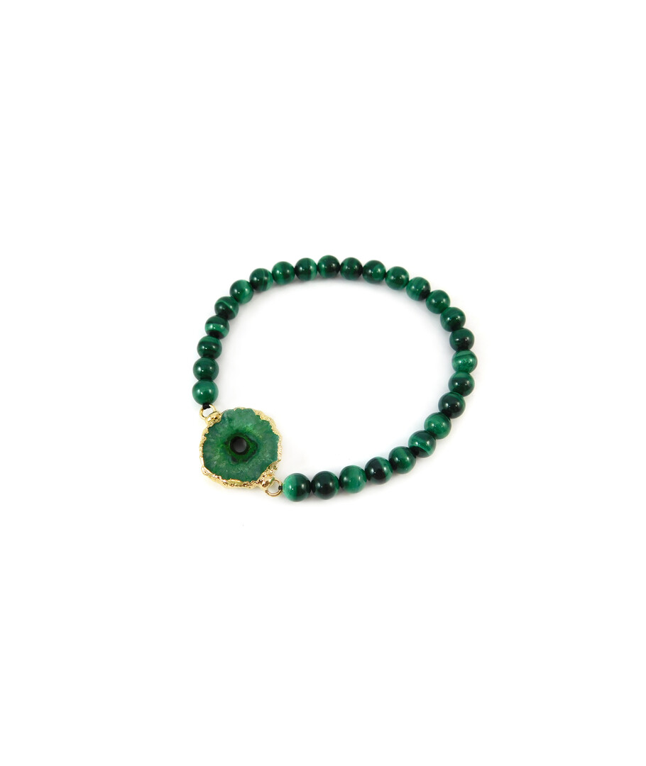 Exclusive Malachite "Friend" bracelet