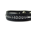 Exclusive Hematite leather bracelet