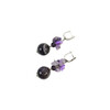 Exclusive earrings &quot;Lavender flower&quot; Amethyst