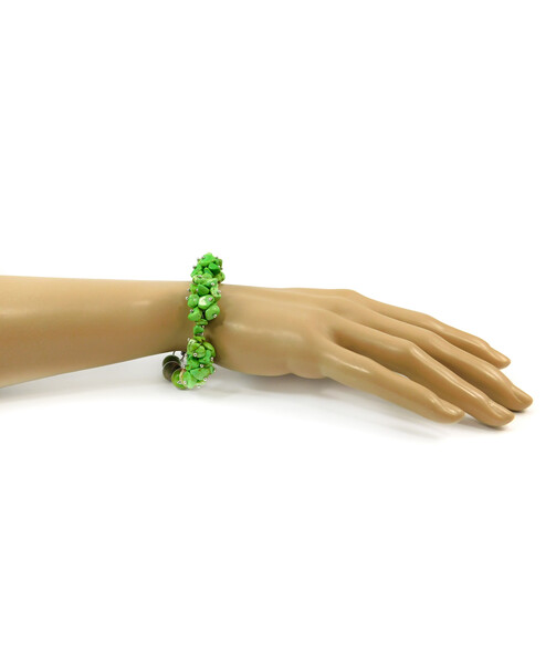 Exclusive bracelet "Suzy" Variscite, crumb