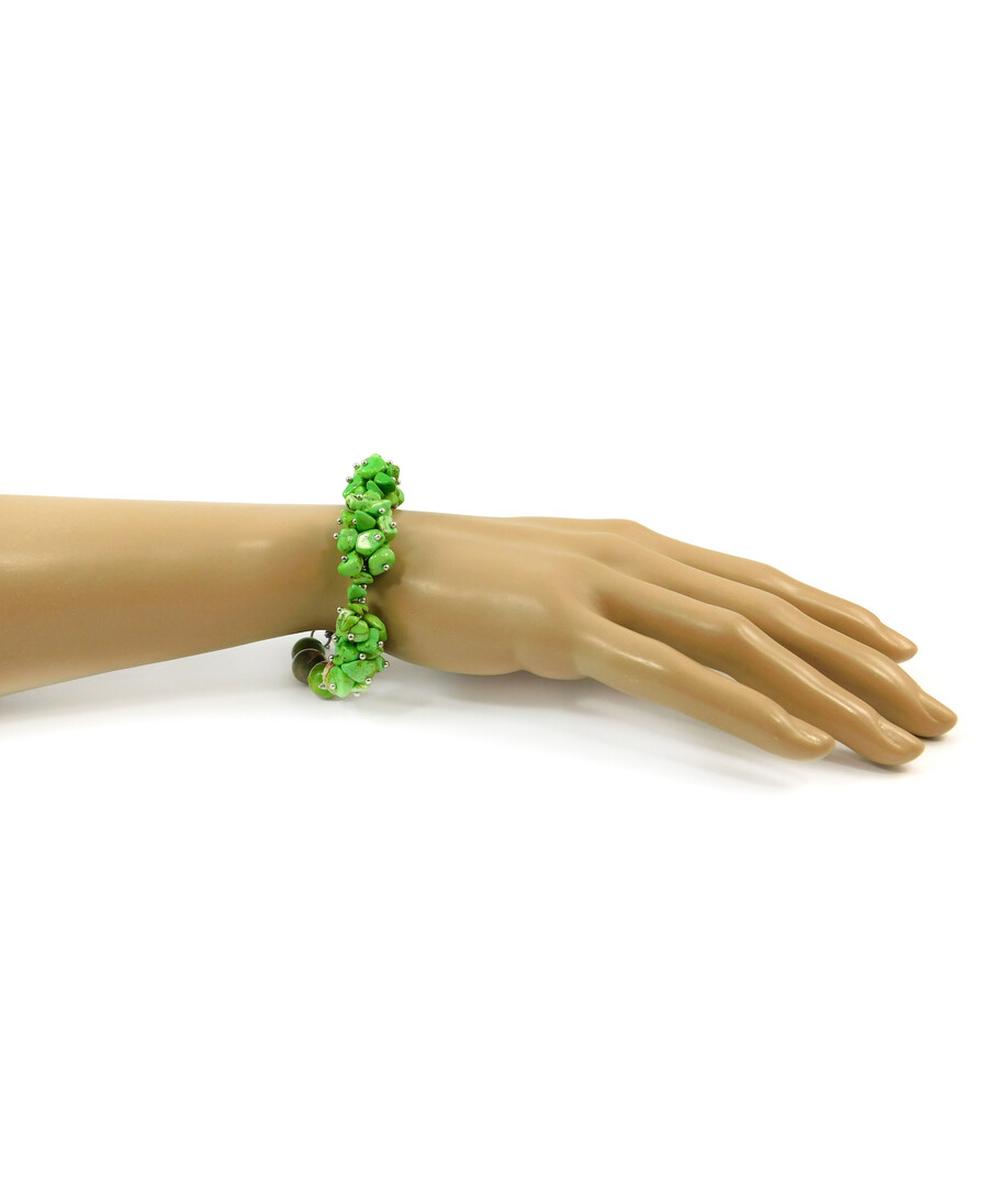 Exclusive bracelet "Suzy" Variscite, crumb