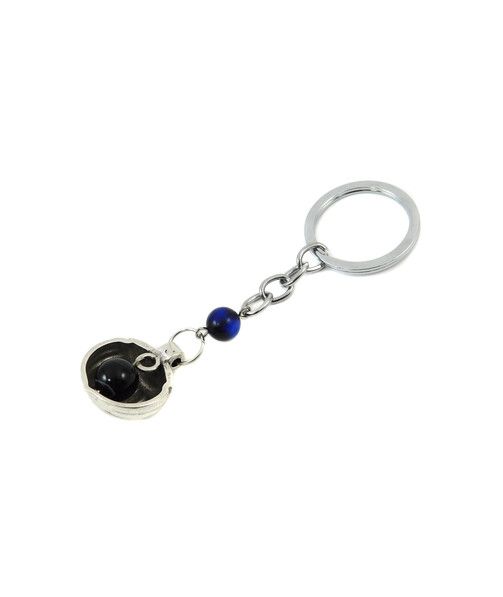 Exclusive keychain "Fursa fashion 2" Agate, Tiger's eye