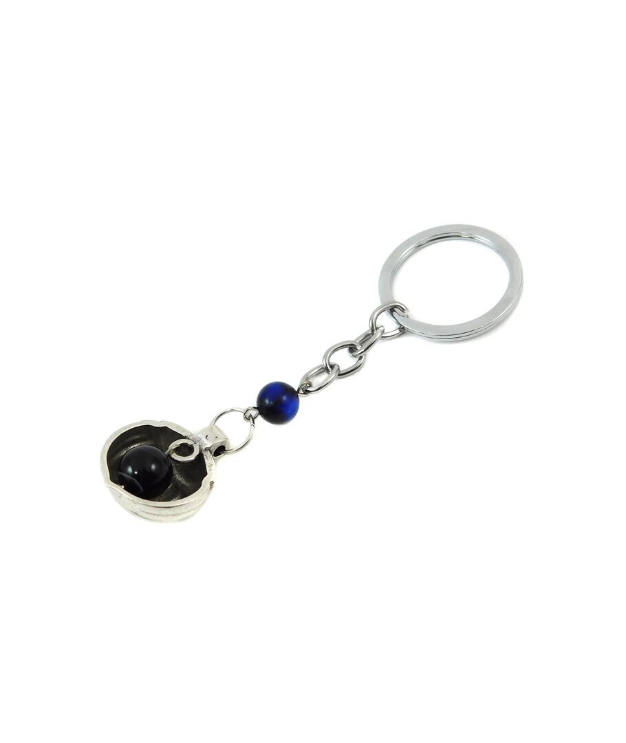 Exclusive keychain "Fursa fashion 2" Agate, Tiger's eye