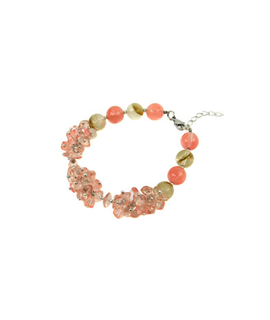 Exclusive chalcedony crumb bracelet