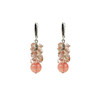 Exclusive earrings &quot;Suzy&quot; chalcedony, crumb