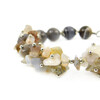 Exclusive bracelet &quot;Suzy&quot; Agate, crumb