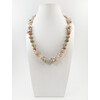 Exclusive necklace &quot;Suzy&quot; Rhodonite, Opal crumb