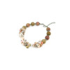 Exclusive bracelet &quot;Suzy&quot; Rhodonite, Opal crumb